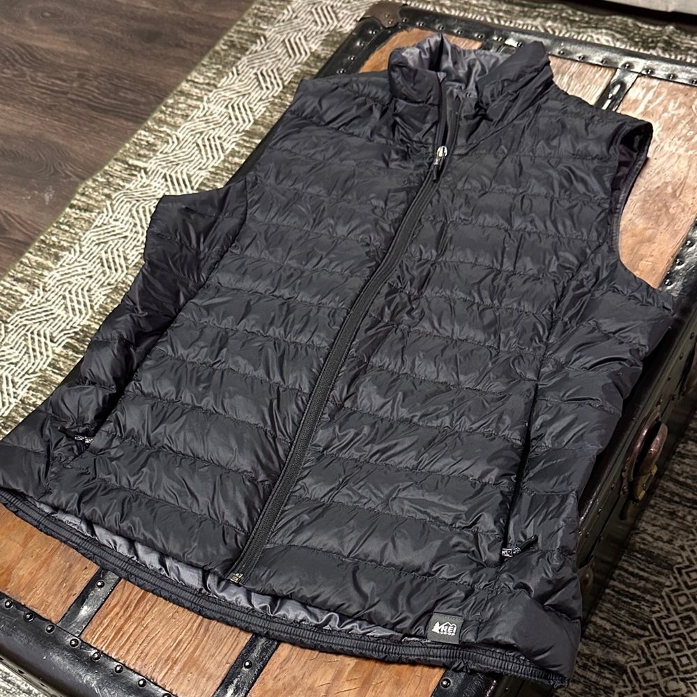 REI Women’s Black Down Puffer Vest